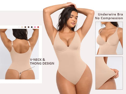 Selucy™ SculptLace V Bodysuit