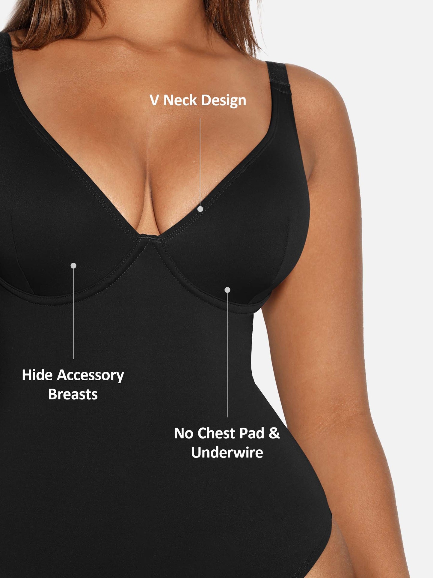 Selucy™ SculptLace V Bodysuit