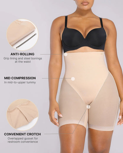 Selucy™ High-Waisted Mid Thigh Short