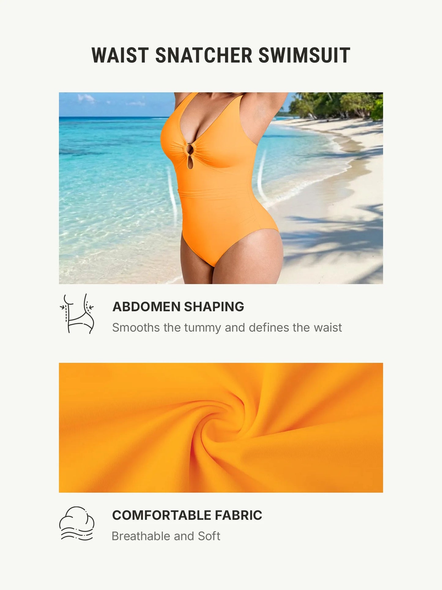 Selucy™ - Ruched Sculpting Swimsuit