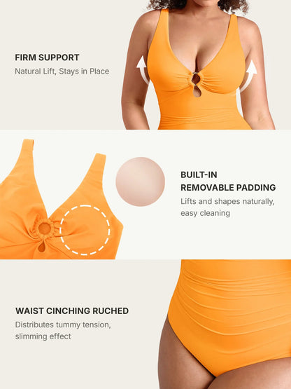 Selucy™ - Ruched Sculpting Swimsuit