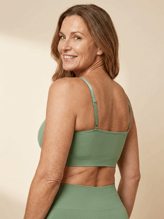 Selucy seamless contour bra green for women