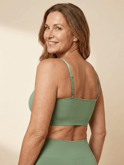Selucy seamless contour bra green for women