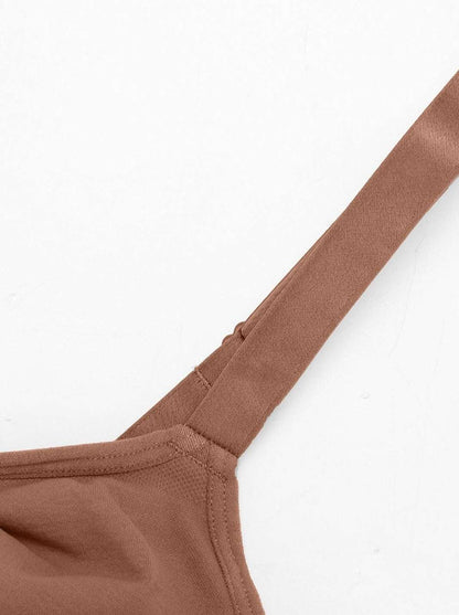 selucy seamless strapless contour bra brown