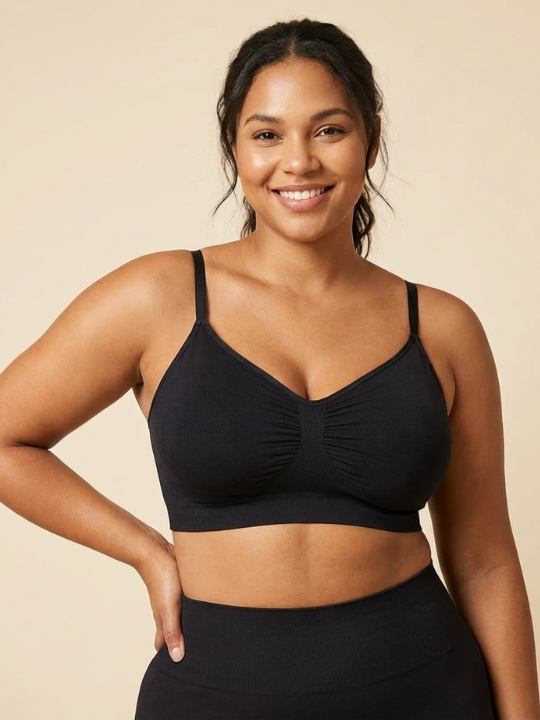Selucy seamless contour bra black for women