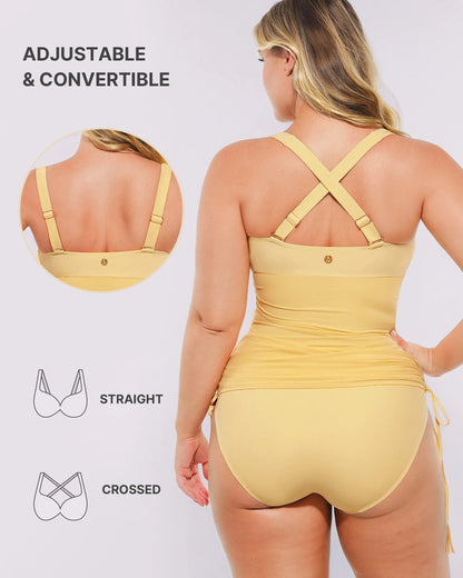 Selucy™ All-In-One Mesh Wrap Shaping Swimsuit