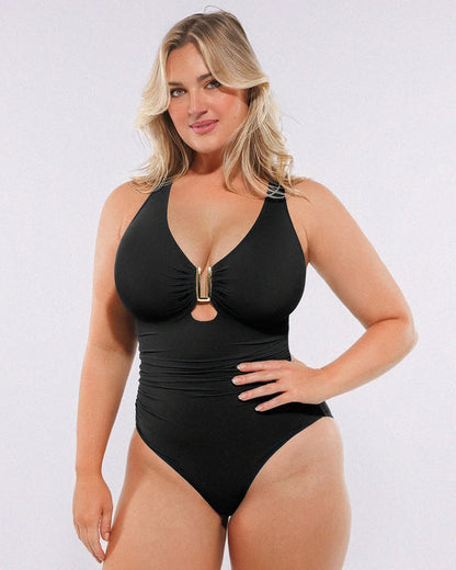 Selucy™ - Ruched U-Wire Shaping Swimsuit