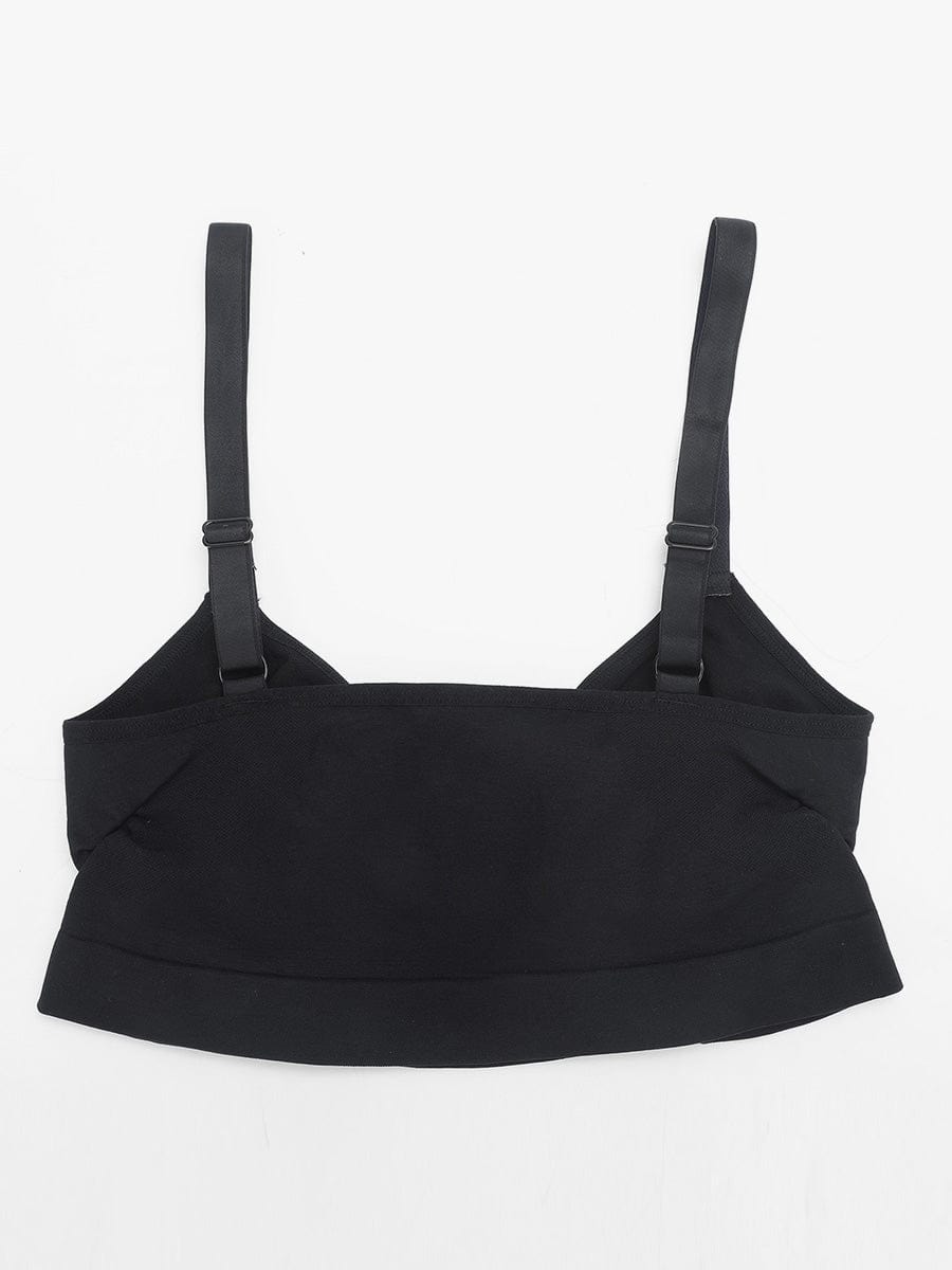 selucy seamless strapless contour bra black for women