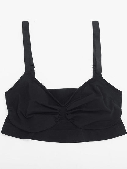selucy-seamless-strapless contour bra black for women