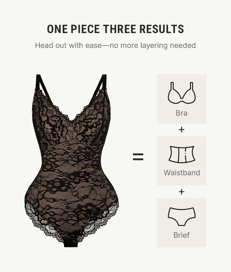 selucy v neck bodysuit for women